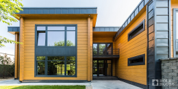 Двухэтажный дом-дуплекс из клееного бруса по проекту Кардифф - фото 2 на сайте Holz House