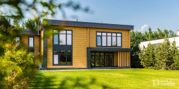 Двухэтажный дом-дуплекс из клееного бруса по проекту Кардифф - фото 4 на сайте Holz House