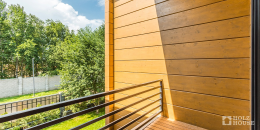 Двухэтажный дом-дуплекс из клееного бруса по проекту Кардифф - фото 31 на сайте Holz House